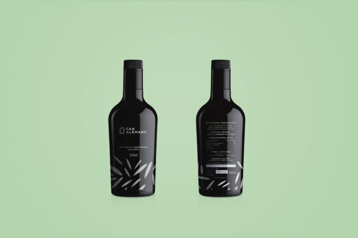 Dise&ntilde;o botella aceite Can Alemany