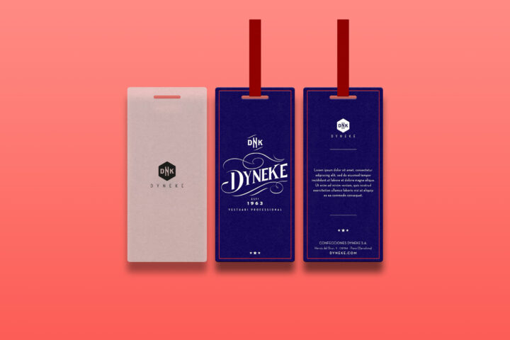 Dise&ntilde;o etiqueta ropa Dyneke